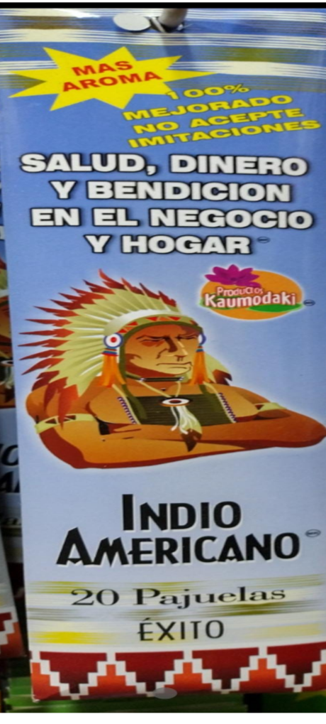 3X INDIO AMERICANO INCIENSO PARA EXITO - 3 CAJAS DE 20 PAJUELAS C/U - ENVIO GRATIS