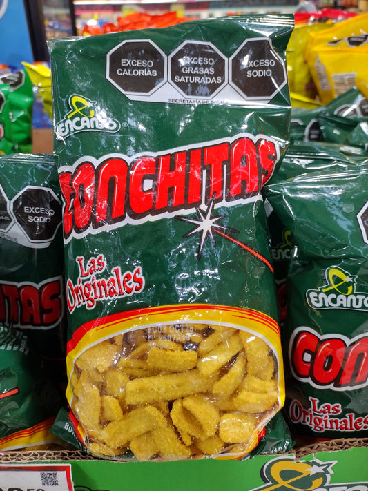 ENCANTO CONCHITAS MEXICAN CORN CHIPS - 4 BIG BAGS OF 210g EACH - FREE SHIPPING