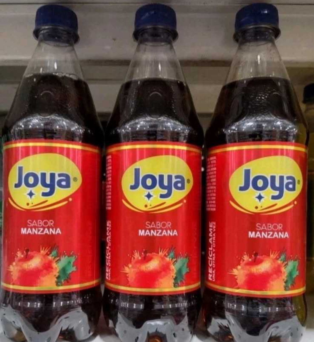 JOYA MANZANA REFRESCO AUTENTICA MEXICANA / MEXICAN APPLE SODA - 12 BOTTLES OF 400ml EACH - FREE SHIPPING