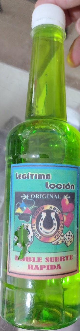 2X DOBLE SUERTE Rapida Locion Esoterico / Double Good Luck Esoteric Lotion - 2 Bottles of 500ml Each - Free Shipping / Envio Gratis
