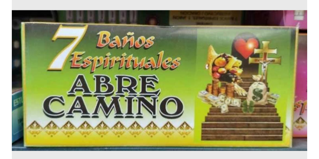 ABRE CAMINO 7 BANOS ESPIRITUALES / OPEN PATHS AND ROADS IN LIFE 7 SPIRITUAL BATHS SET - FREE SHIPPING
