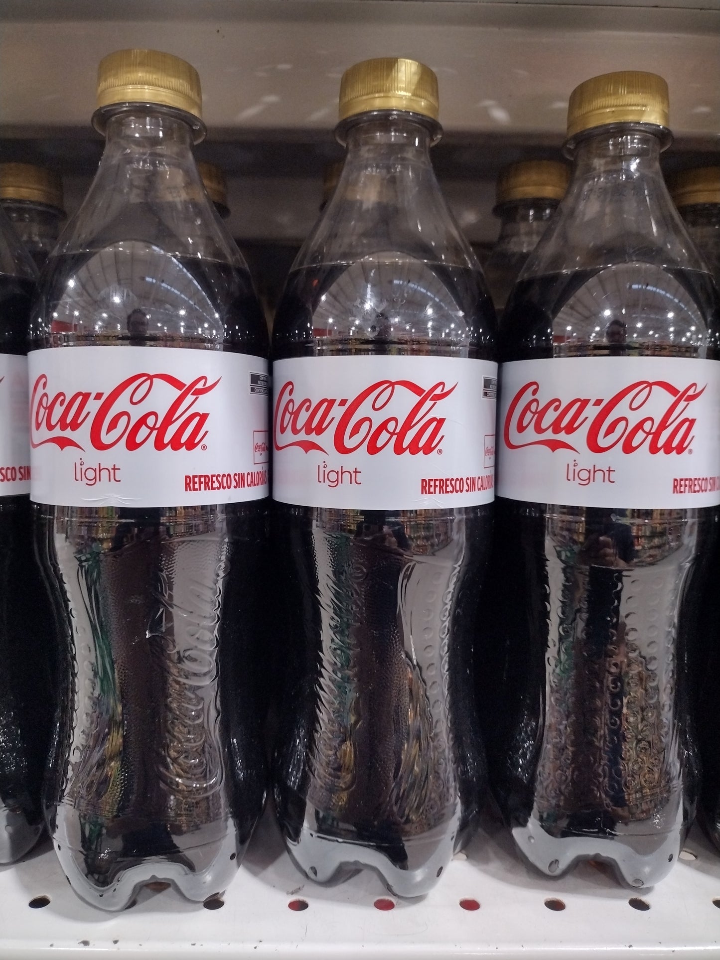 COCA COLA LIGHT AUTENTICA MEXICANA / MEXICAN SODA - 12 GLASS BOTTLES OF 600ml EACH - FREE SHIPPING