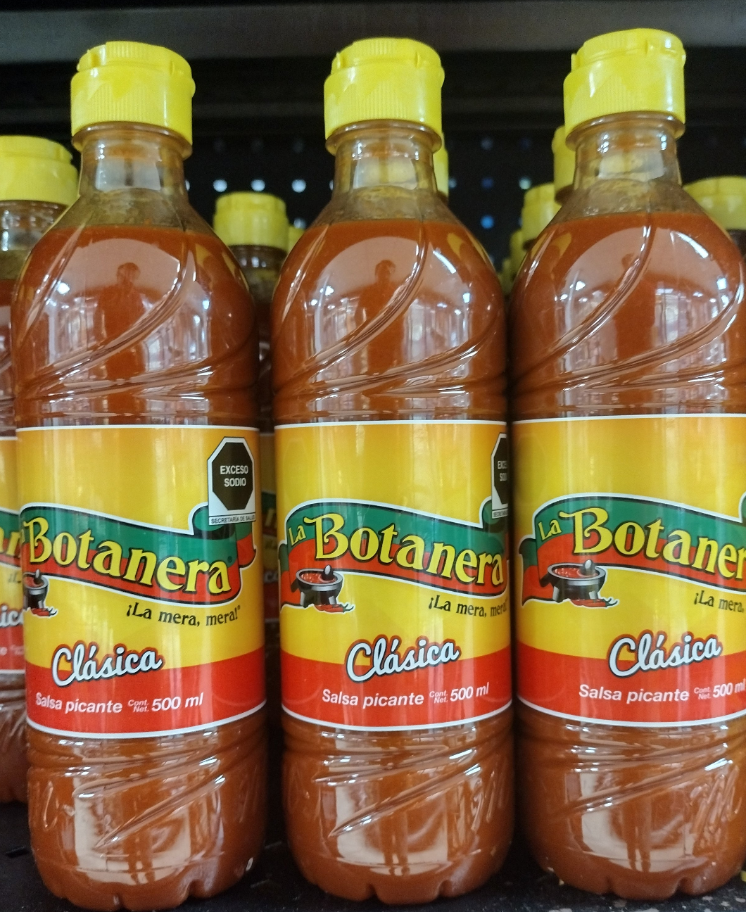 3X LA BOTANERA SALSA CLASICA / CLASSIC SALSA - 3 BOTTLES OF 500ml (16.9 oz) EACH - FREE SHIPPING