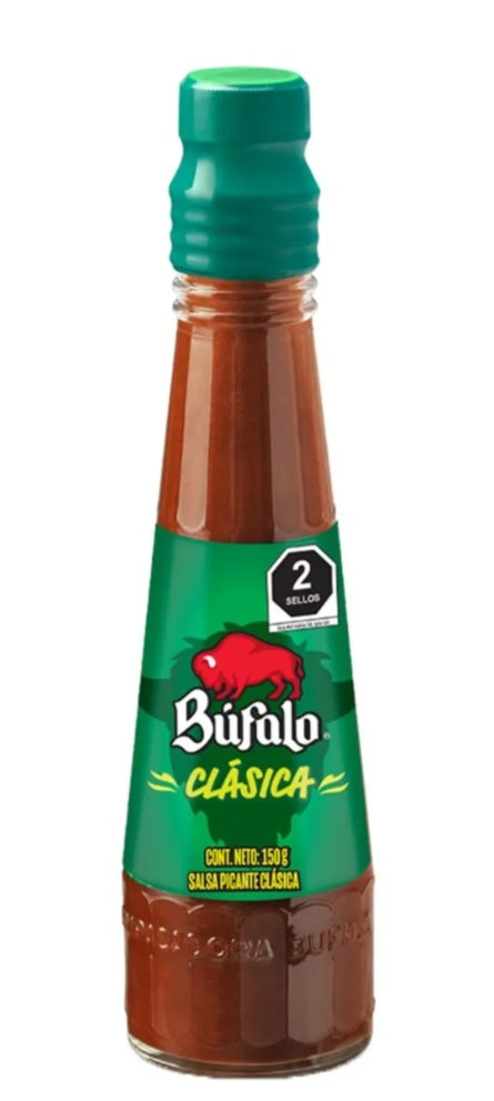 3X BUFALO SALSA CLASICA / CLASSIC SALSA - 3 BOTTLES OF 150g EACH - FREE SHIPPING