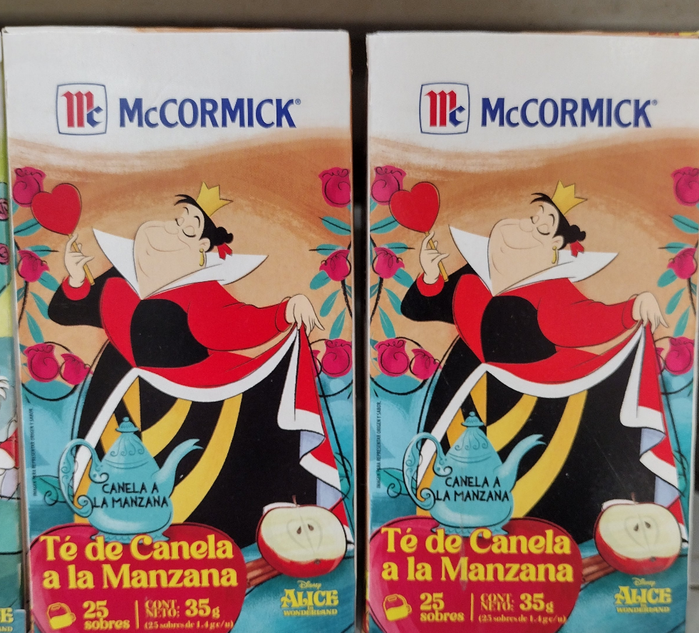 MCCORMICK TE CANELA Y MANZANA / CINNAMON APPLE TEA - 2 BOXES OF 25 BAGGIES EACH - FREE SHIPPING