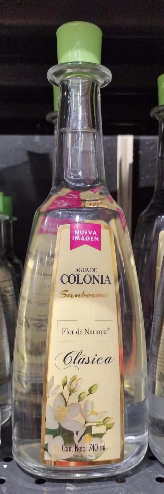 SANBORNS AGUA DE COLONIA FLOR DE NARANJA - 1 FRASCO GRANDE DE VIDRIO DE 740ml c/u - ENVIO GRATIS