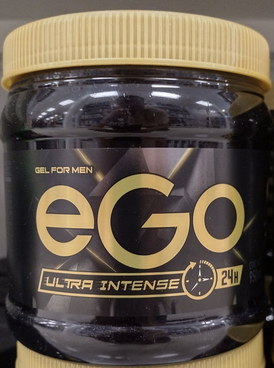 EGO ULTRA INTENSE HAIR GEL ULTRA INTENSE HOLD / GEL PARA CABELLO FIJACION ULTRA INTENSE - BIG 950ml (32 OUNCES ) EACH- FREE SHIP