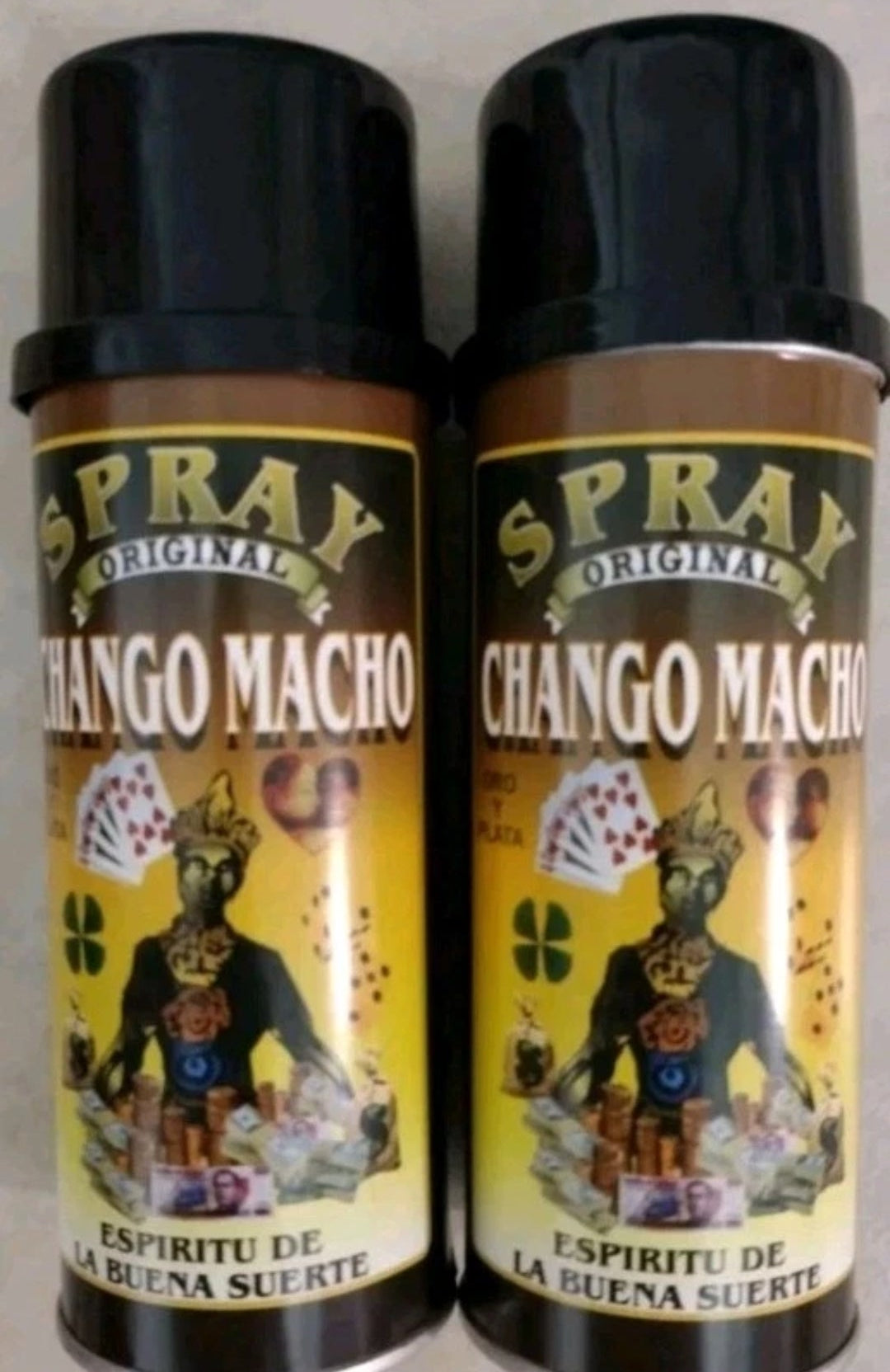 2X CHANGO MACHO SPRAY ESOTERICO - PARA LA BUENA SUERTE - 2 FRASCOS GRANDES DE 350ml CADA UNO - ENVIO GRATIS