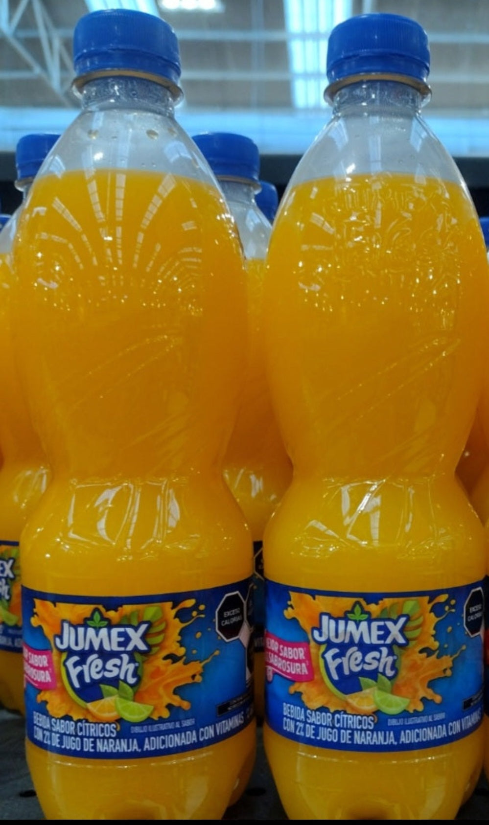 4X JUMEX FRESH SABOR CITRICO / CITRUS FLAVORED FRUIT DRINK - 4 BIG BOTTLES OF 2 LITERS  (68 OUNCES) EACH - FREE SHIPPING