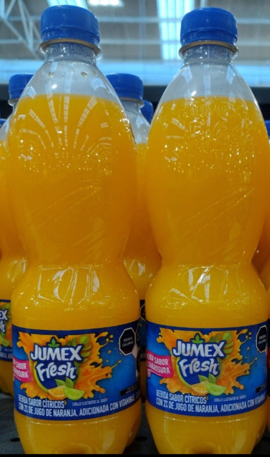 4X JUMEX FRESH SABOR CITRICO / CITRUS FLAVORED FRUIT DRINK - 4 BIG BOTTLES OF 2 LITERS  (68 OUNCES) EACH - FREE SHIPPING